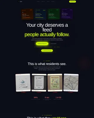Expert Public Admin Landing Page Template