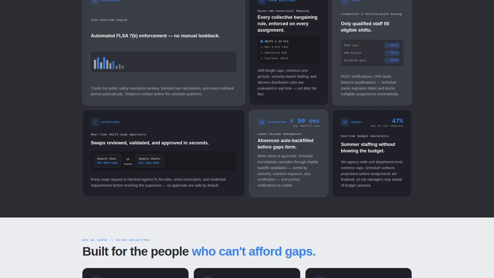 Government Landing Page Template