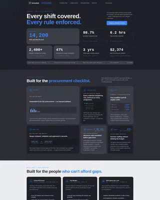 Government Landing Page Template