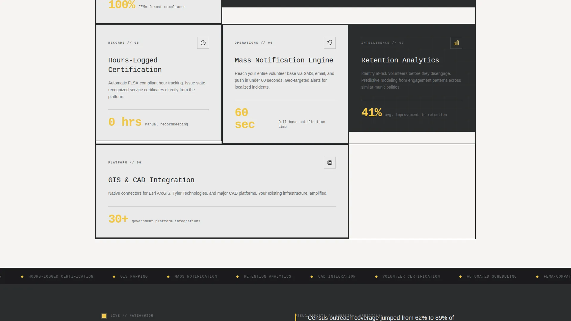 Government Volunteer Management Landing Page Template