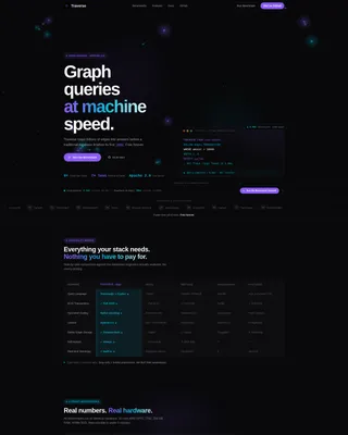 Graph Database Landing Page Template