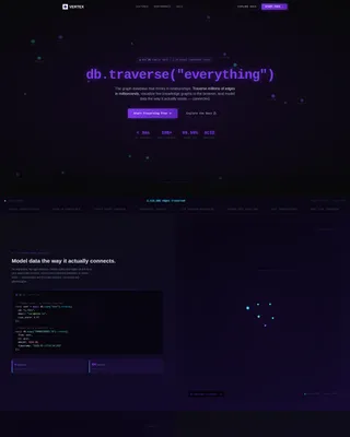 Graph Database Landing Page Template