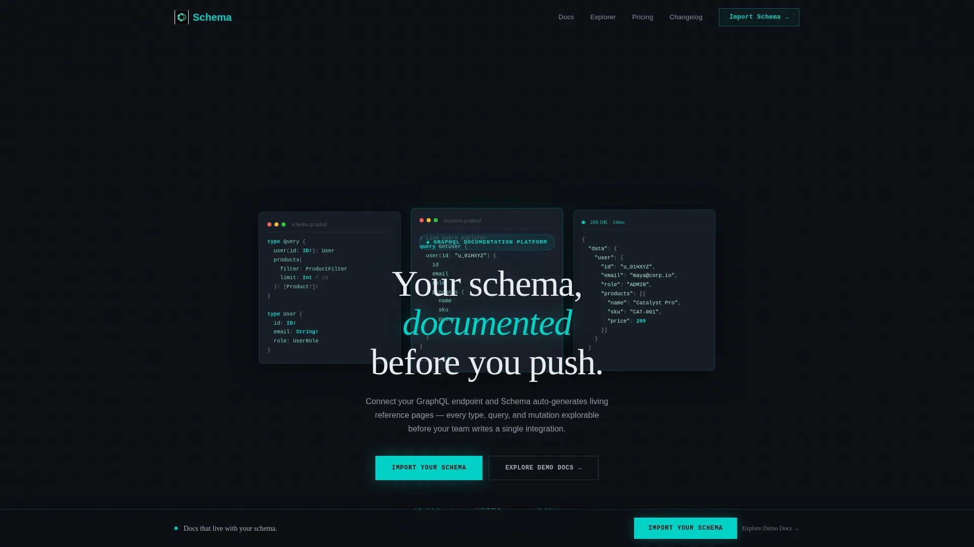 API Documentation Landing Page Template