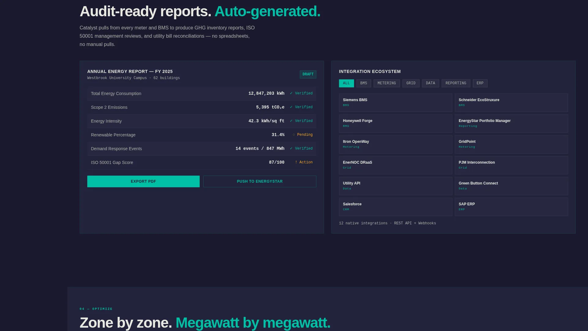 Energy Management Landing Page Template