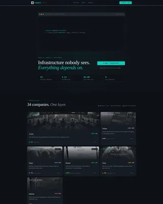 Growth-Stage VC Firm Landing Page Template