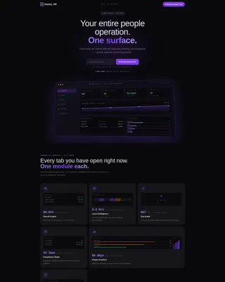 HRTech Coming Soon Landing Page Template
