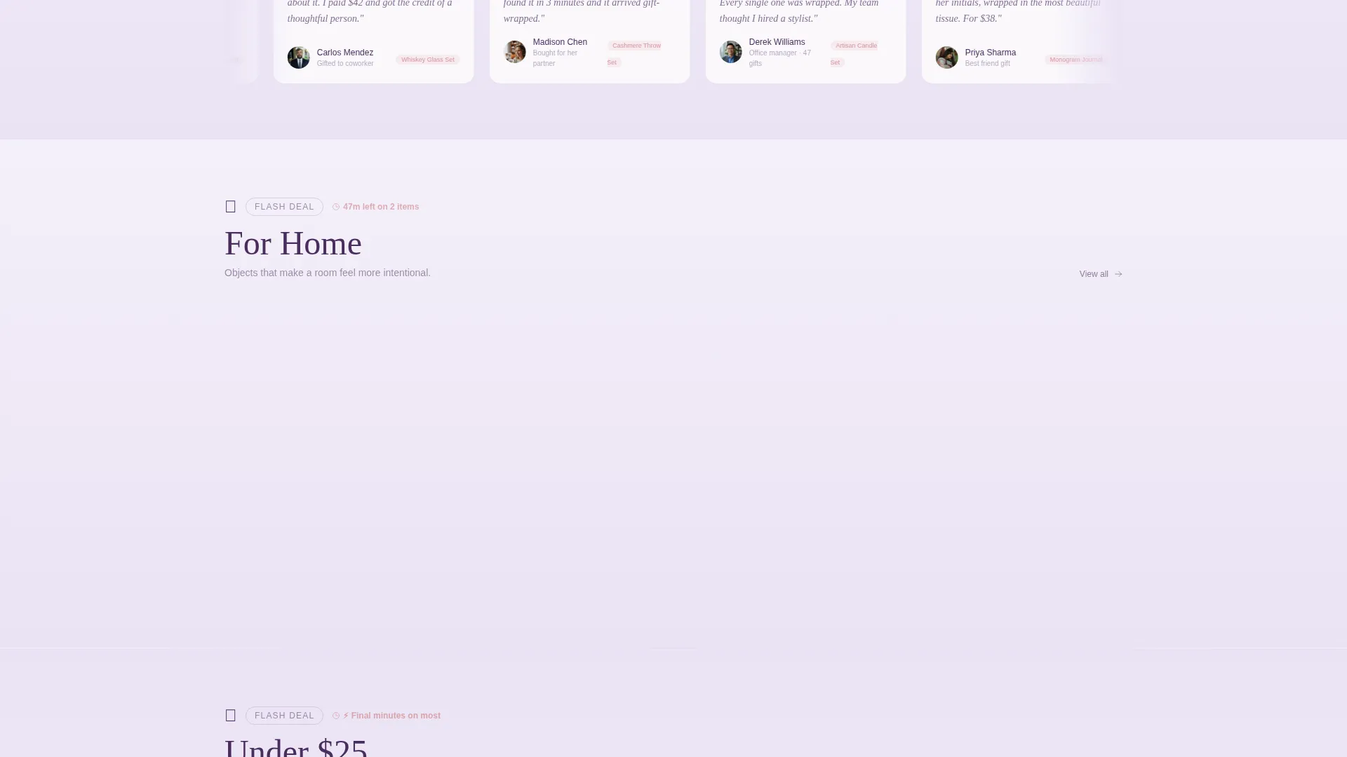 Elegant Black Friday Holiday Landing Page Template