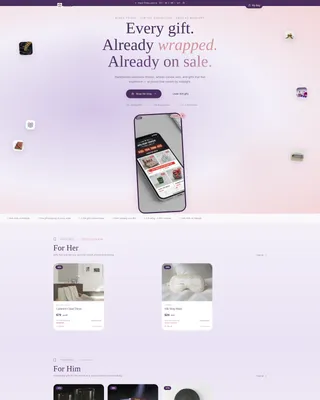 Elegant Black Friday Holiday Landing Page Template
