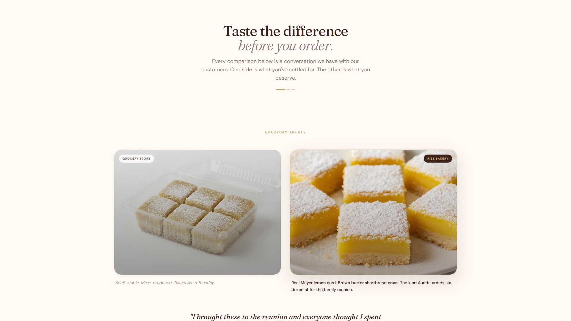 Artisan Bakery Landing Page Template