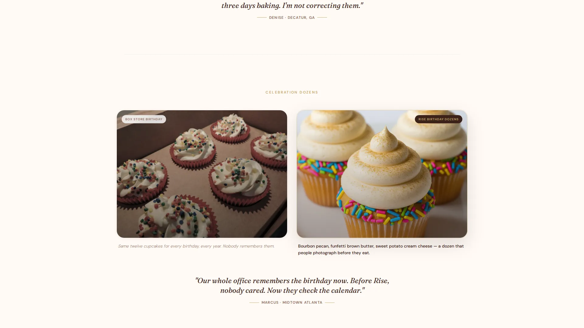 Artisan Bakery Landing Page Template