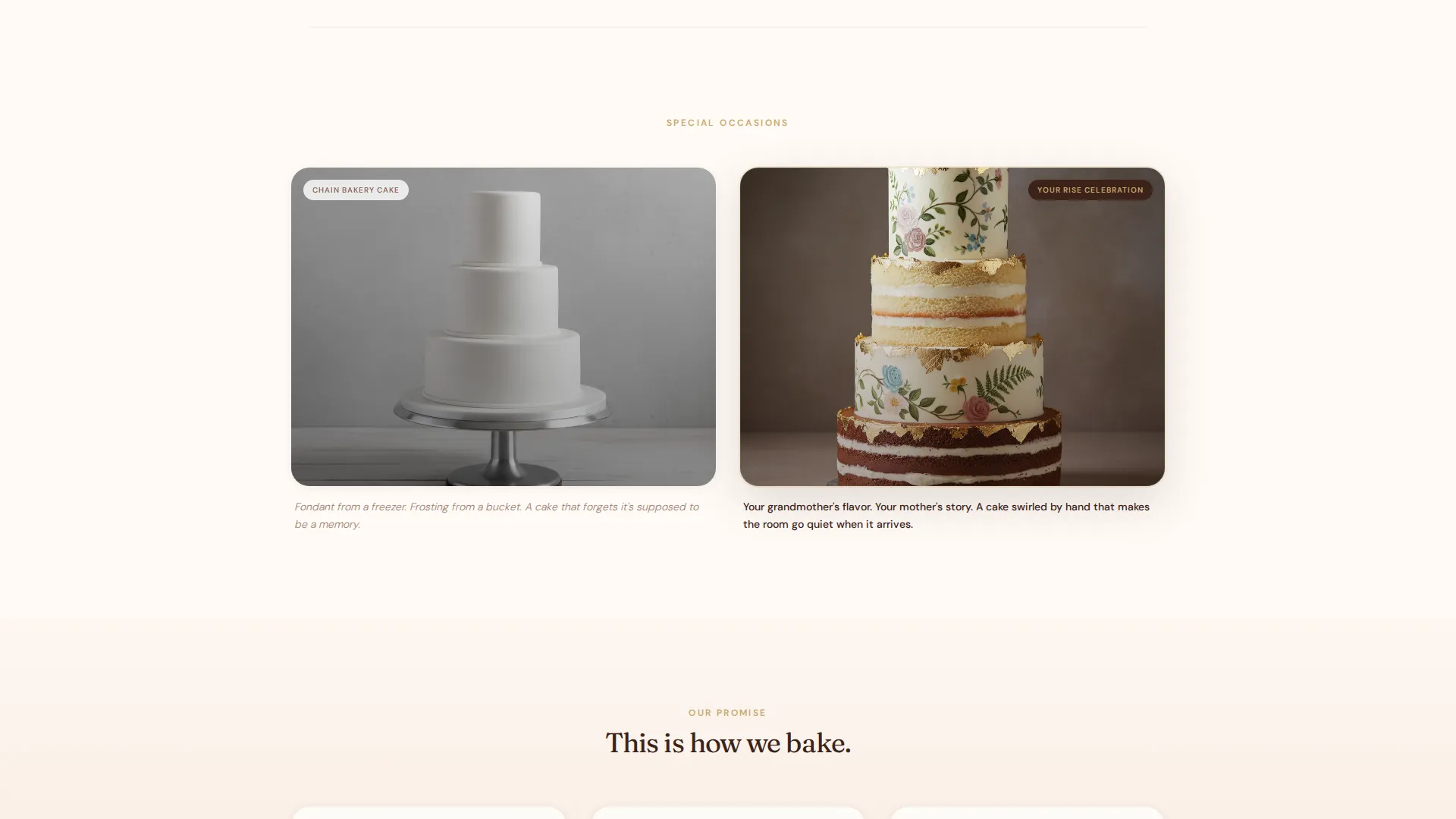 Artisan Bakery Landing Page Template