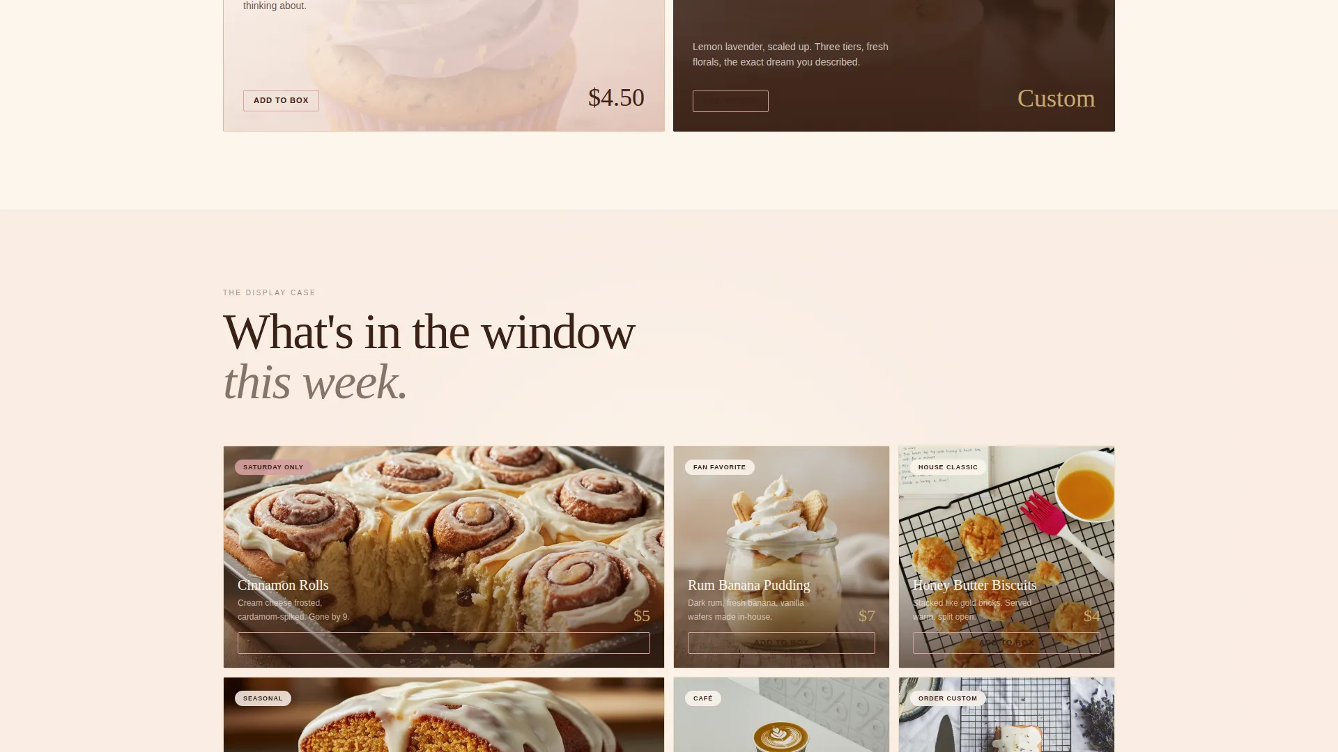 Premium Artisan Bakery Landing Page Template