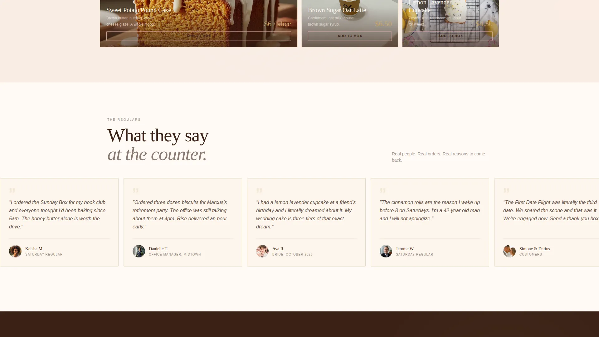 Premium Artisan Bakery Landing Page Template