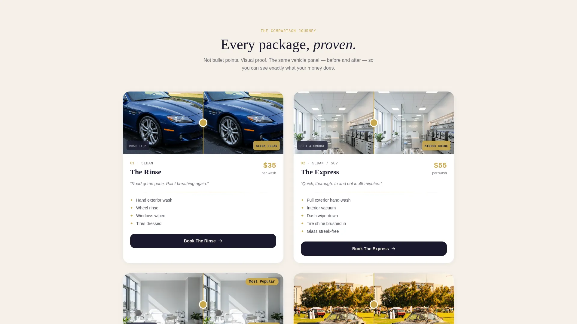 Car Detailing Landing Page Template for Black-Owned Businesses