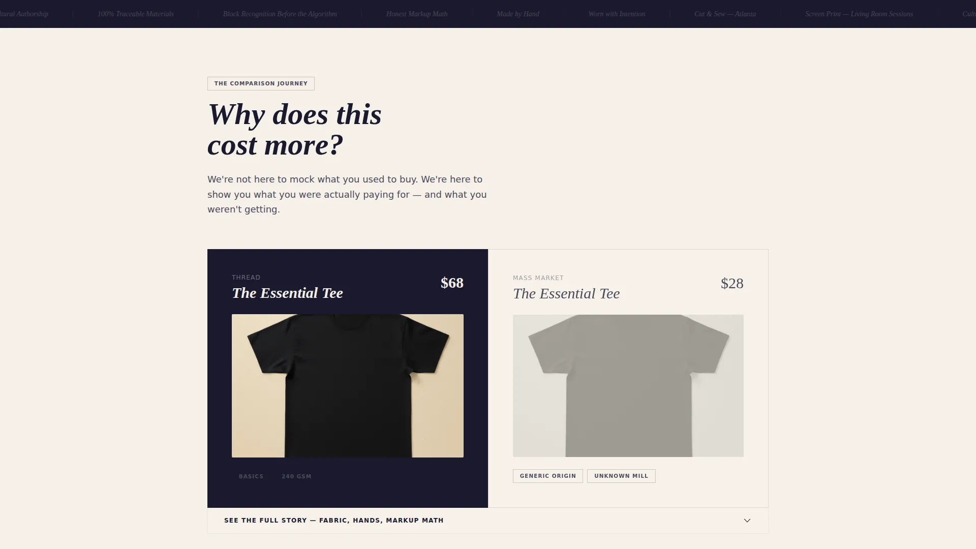 Streetwear Landing Page Template for Clothing Brands