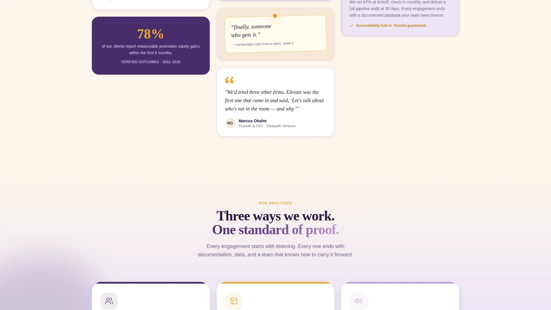 DEI Consulting Landing Page Template for Black-Owned Firms