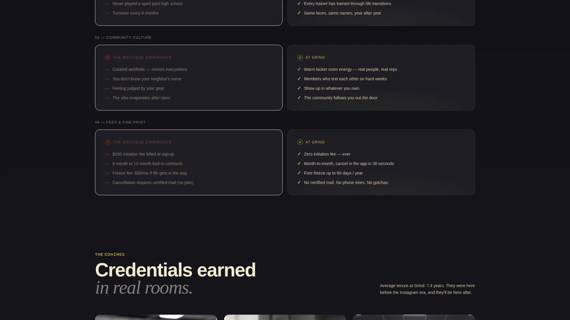 Bold Fitness Landing Page Template for Studios