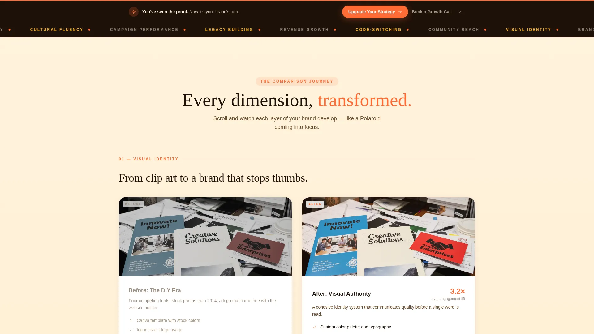 Bold Black-Owned Agency Landing Page Template