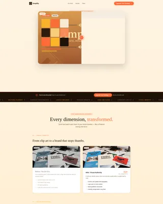 Bold Black-Owned Agency Landing Page Template