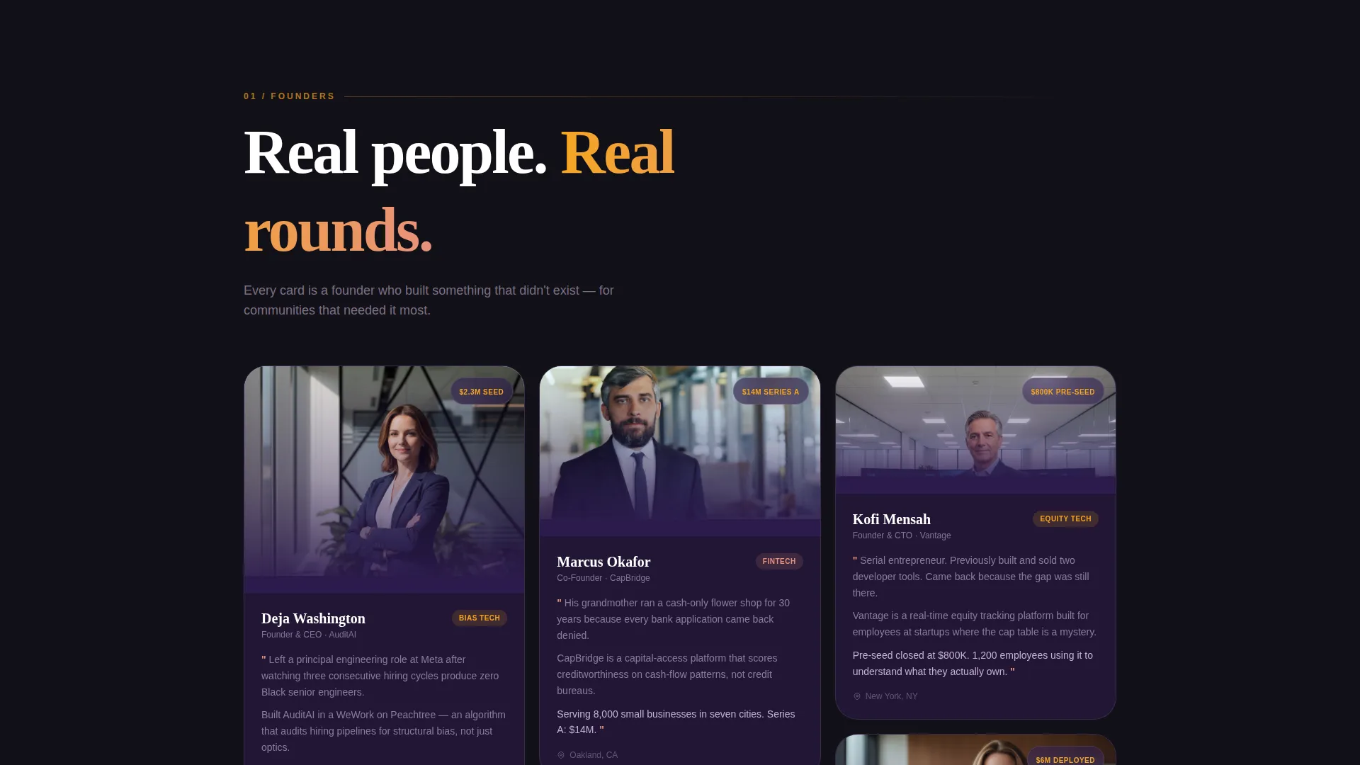 Black-Owned Tech Collective Landing Page Template