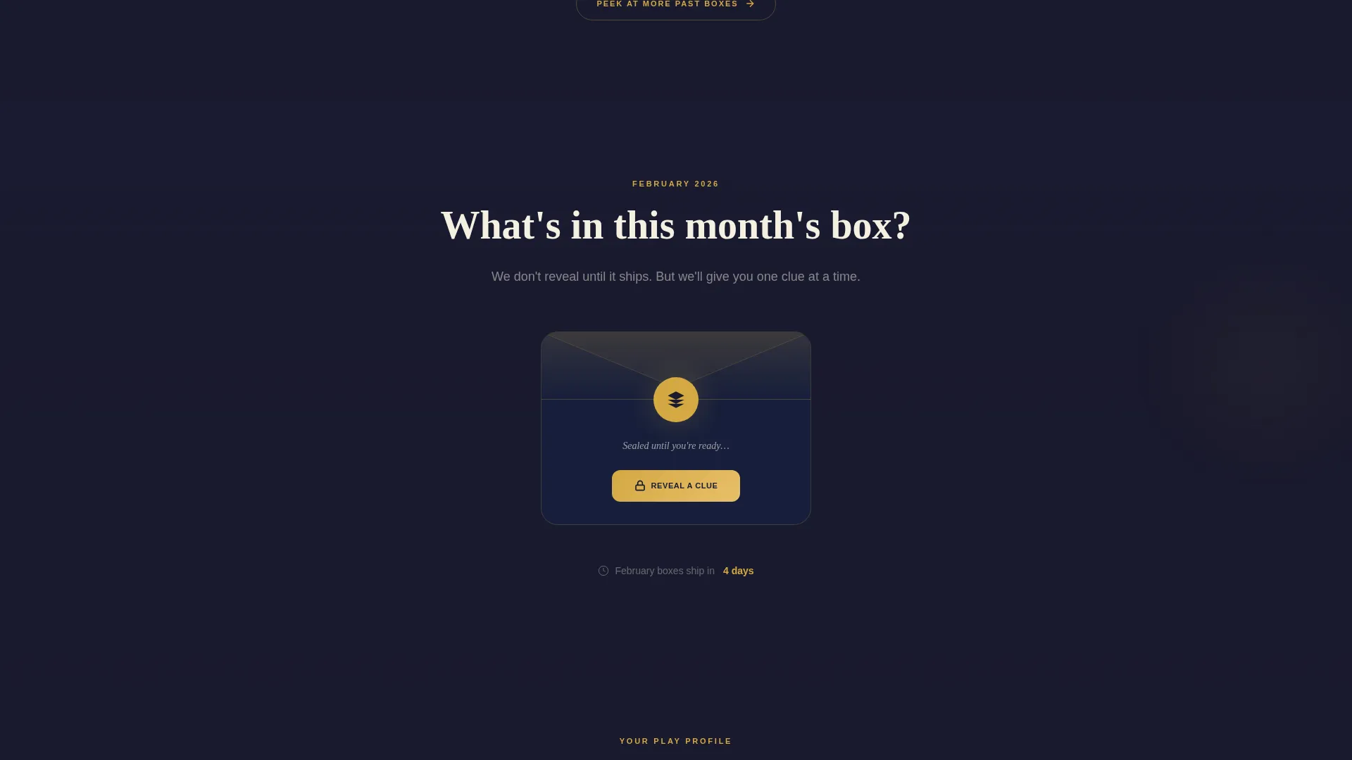 Subscription Box Services Pricing & Packages Website Template