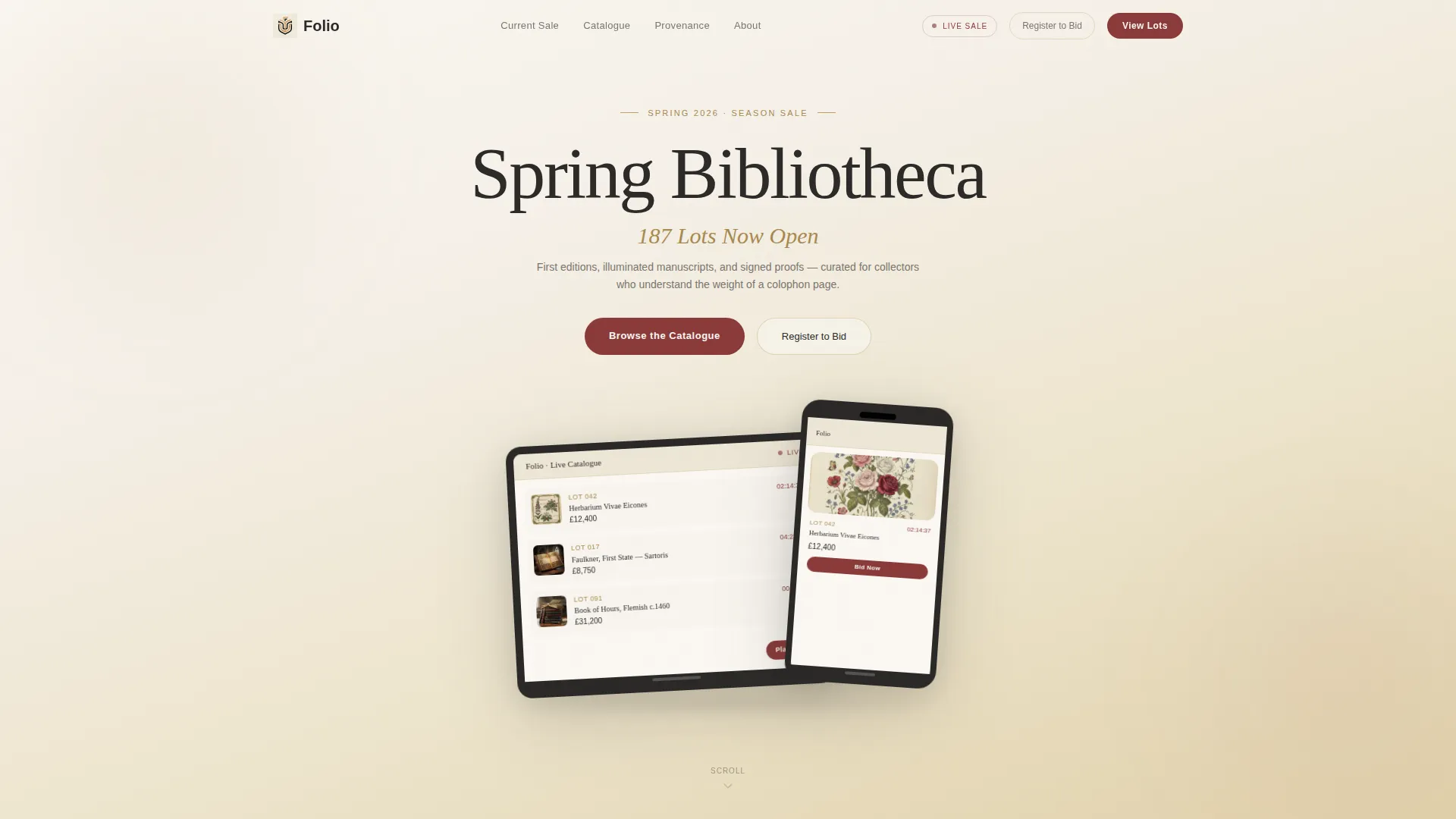 Specialist Auction Platforms & Types Professional Website Template