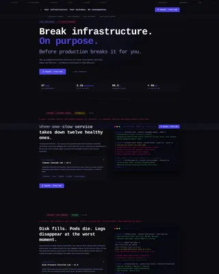 Brutal DevOps | Free Website Template | Rocket
