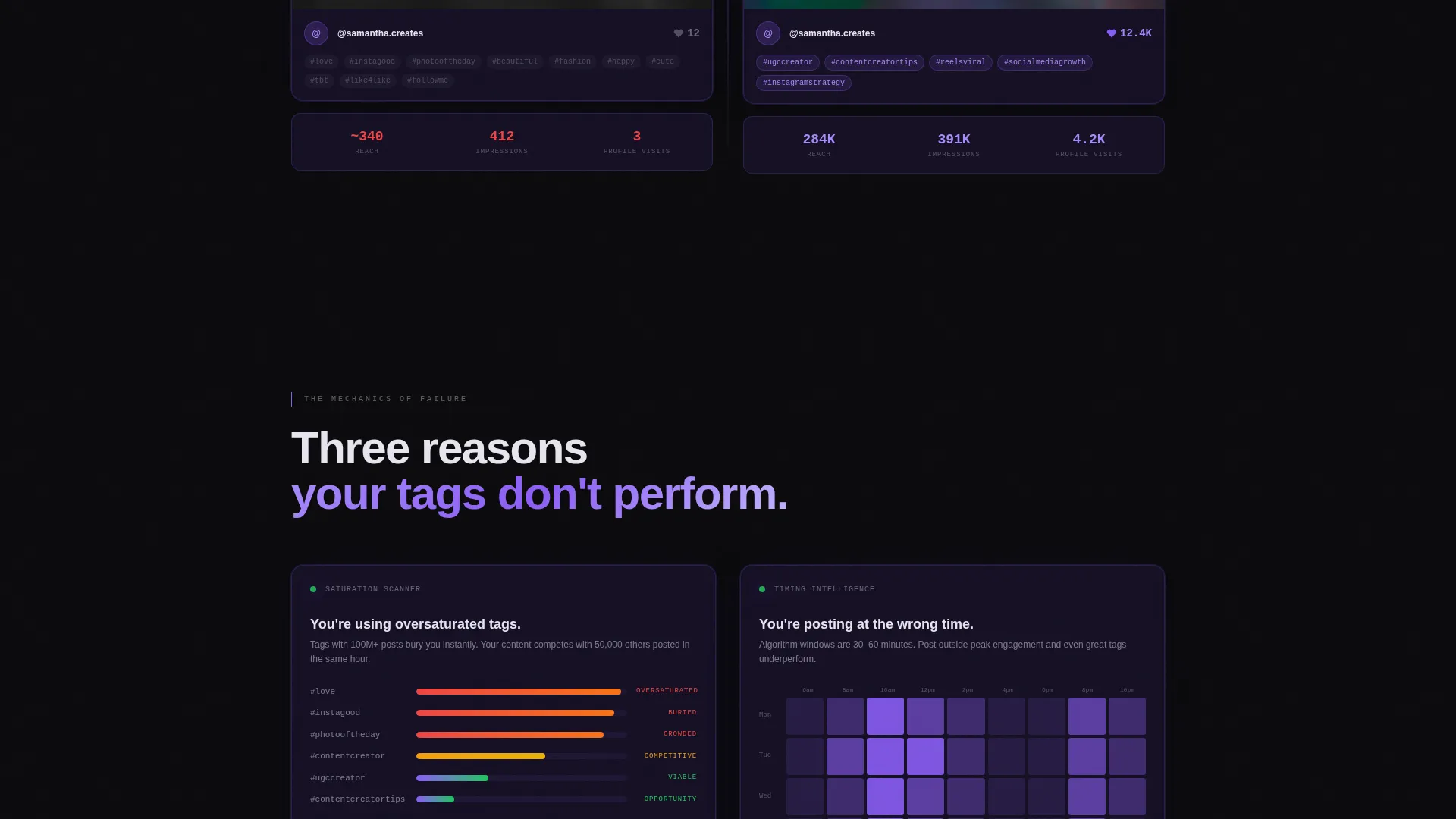 Research Tool Landing Page Template | Data Command Design