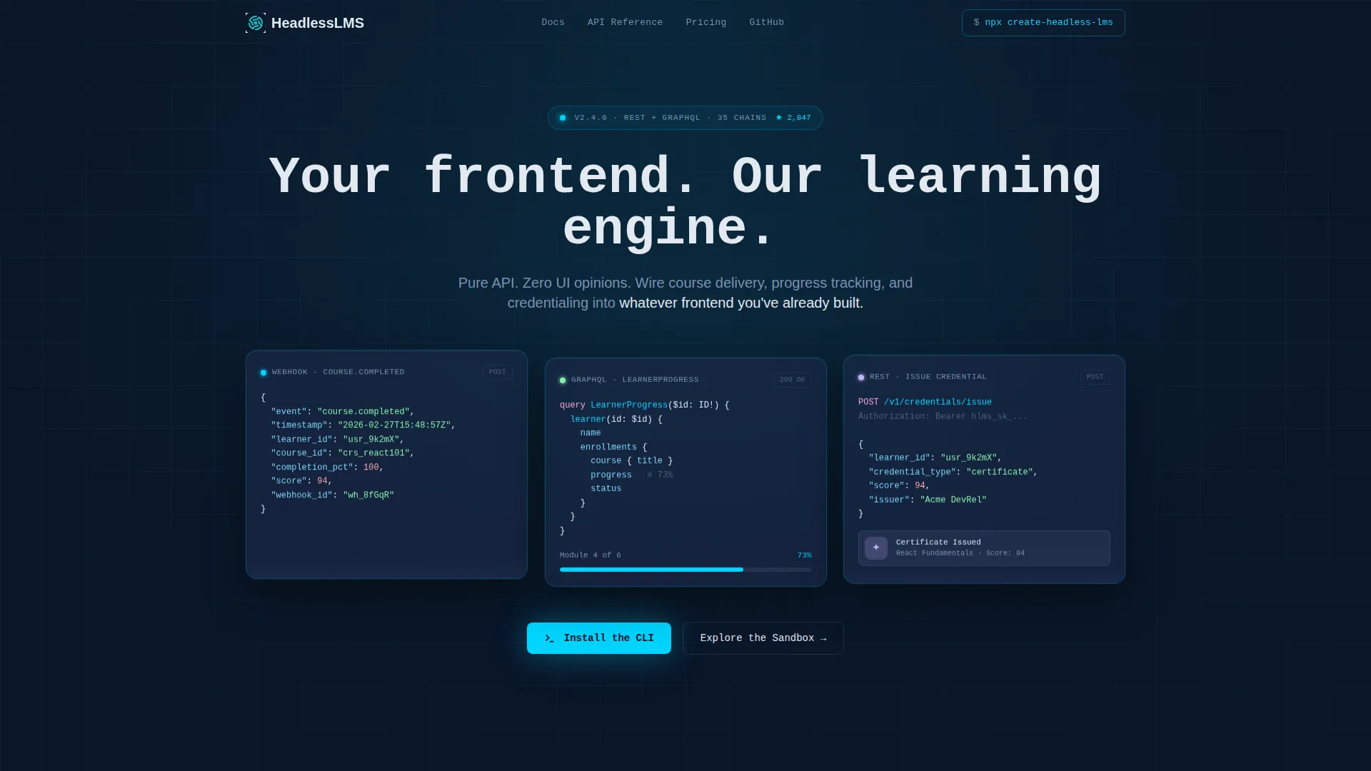 Headless Enterprise Software Specialist Cost Calculator Website Template