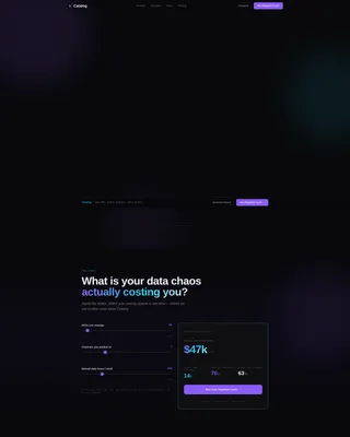 Headless Enterprise Software Cost Calculator Website Template