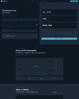 Headless Enterprise Software Advanced Cost Calculator Website Template