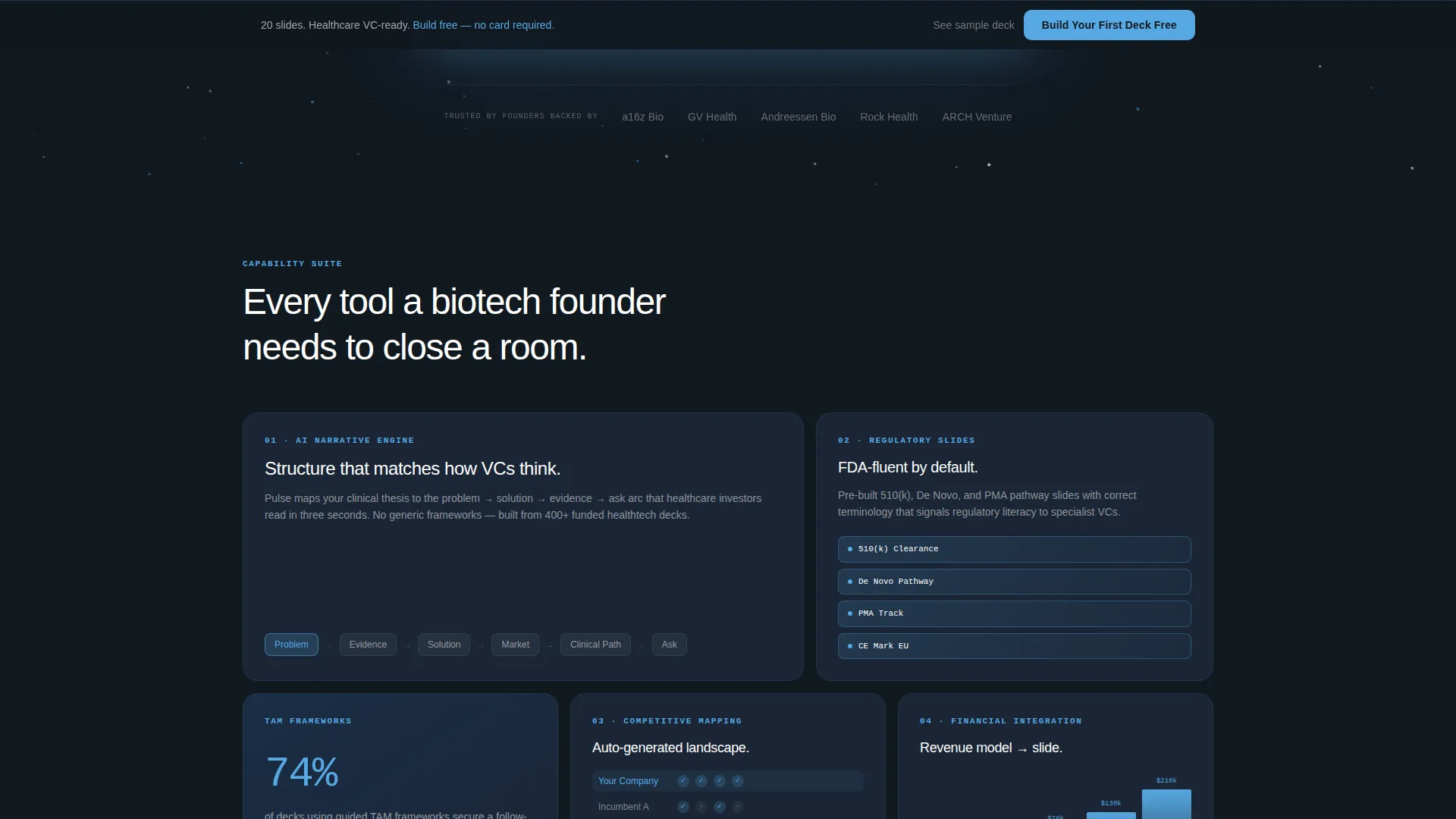 HealthTech Startup Professional Website Template