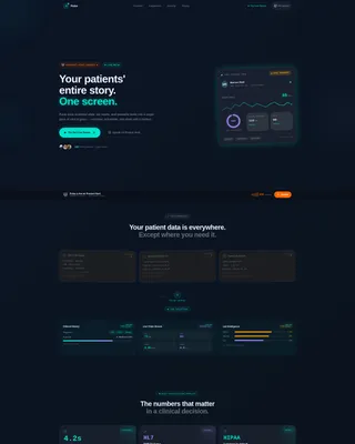HealthTech Startup Specialist Professional Website Template