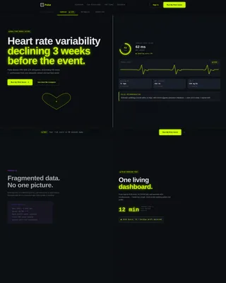 Healthtech Startup Landing Page Template