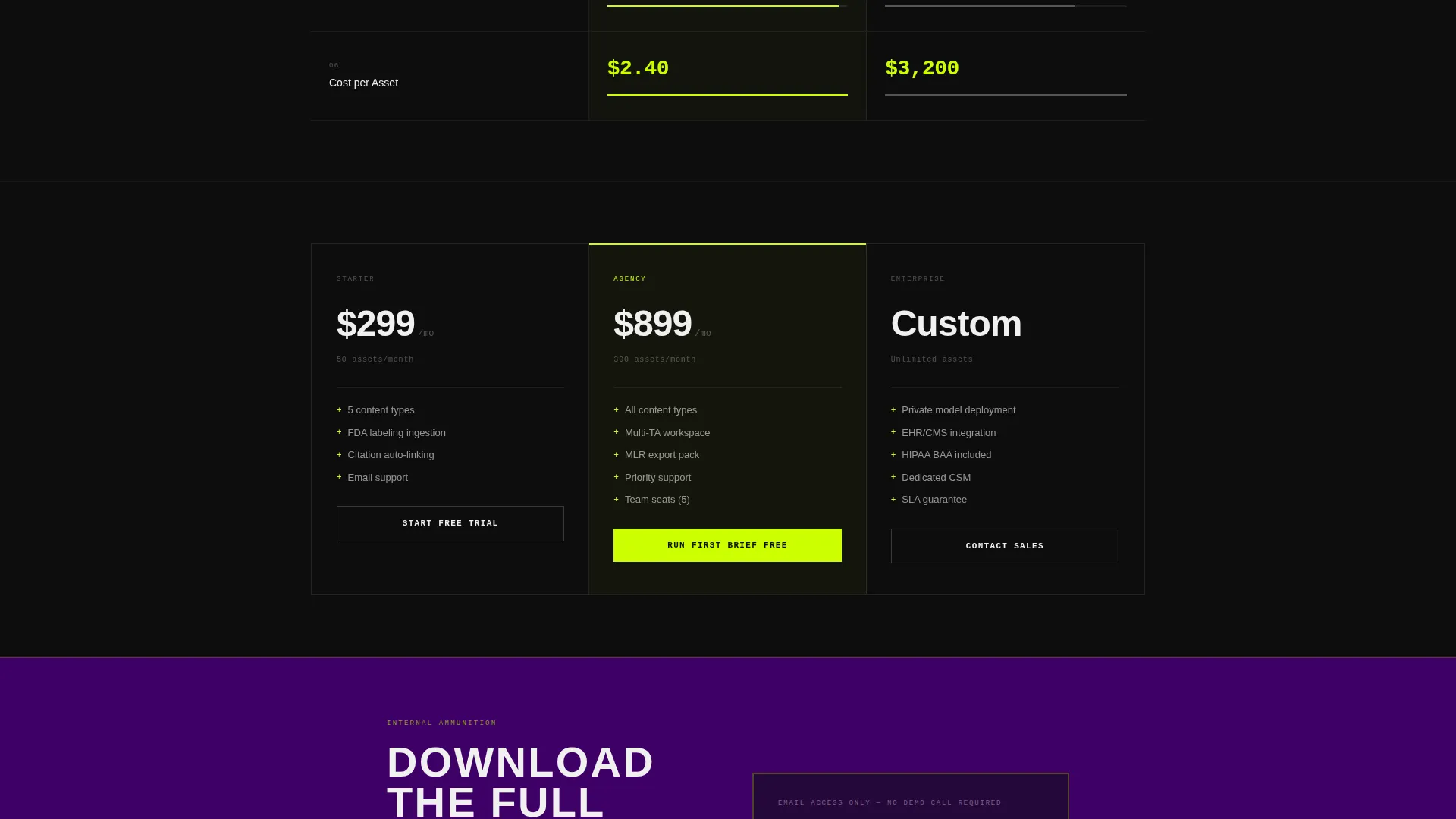 Healthcare AI Content Writer Landing Page Template
