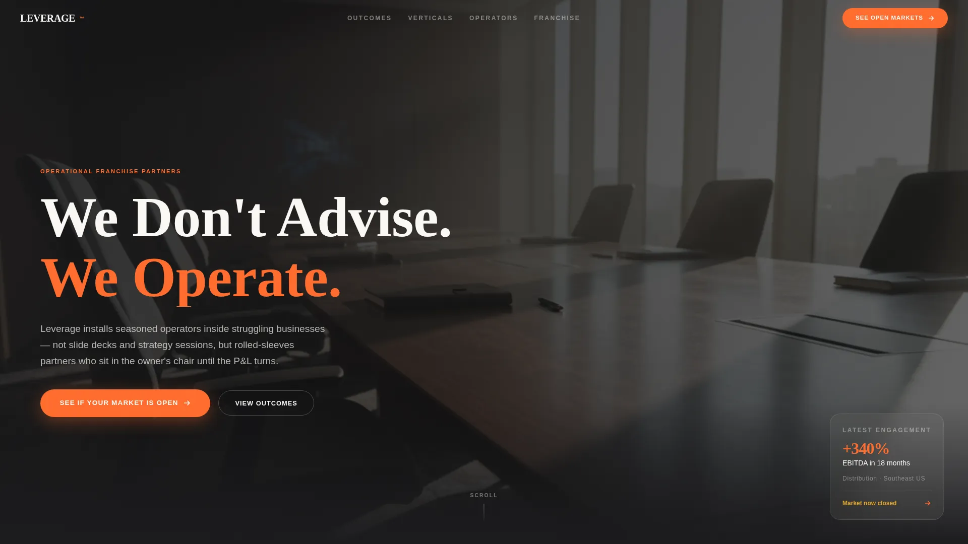 Elite Franchise Consulting Landing Page Template