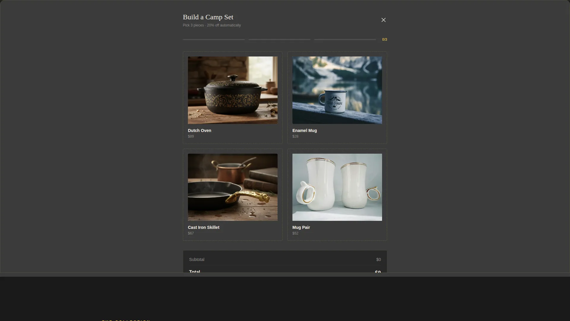 Bold Cookware Landing Page Template for POD Stores