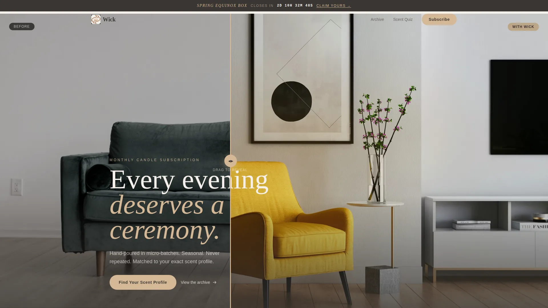 Advanced Subscription Box Services Professional Website Template