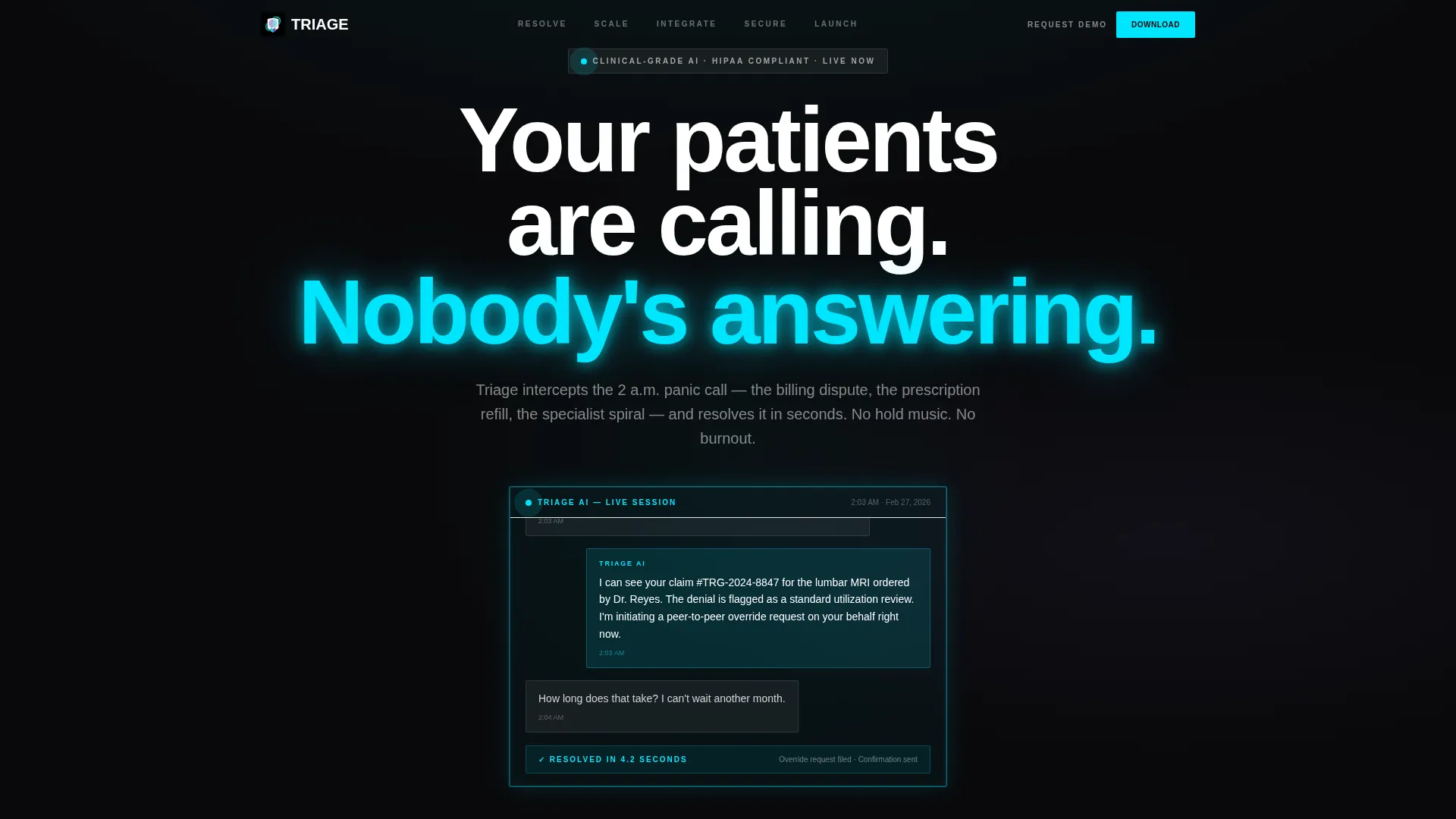 AI for Healthcare Specialist Professional Website Template