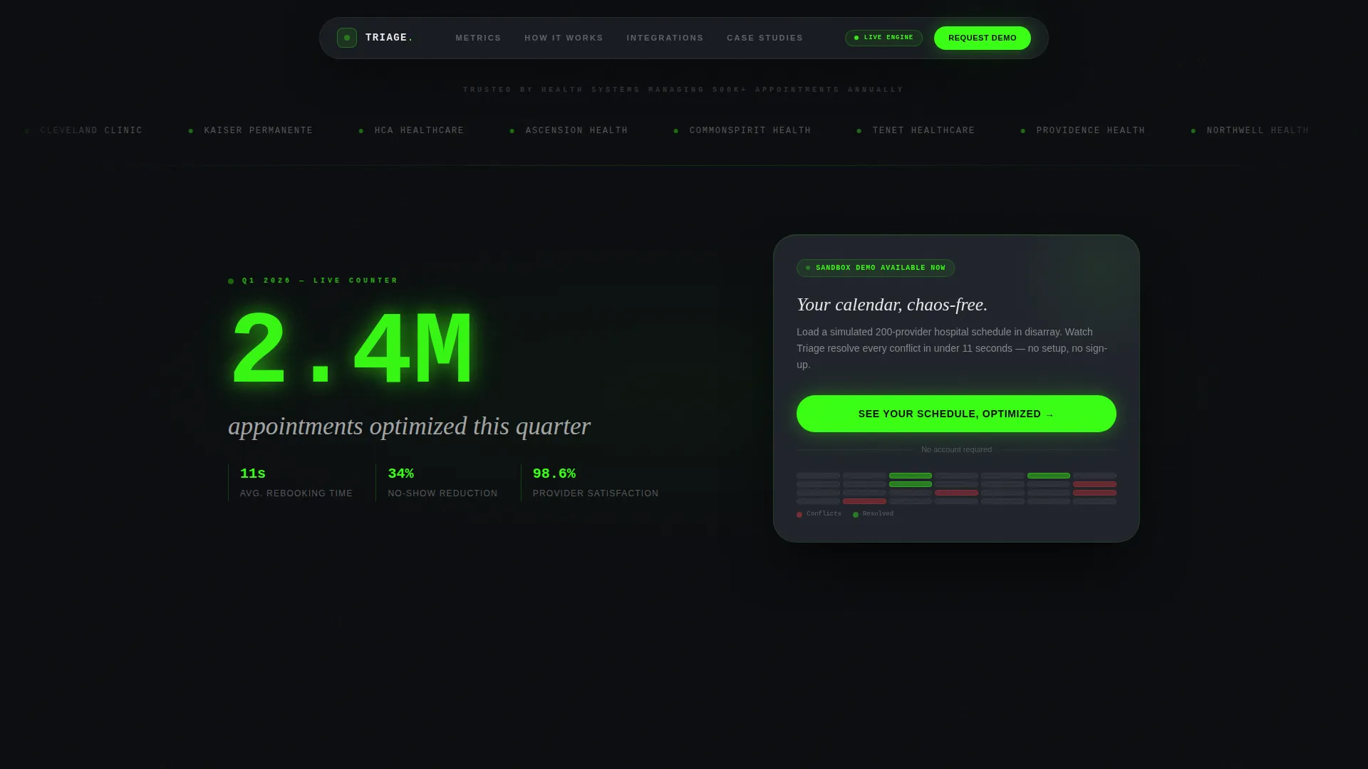 AI for Healthcare Professional Website Template