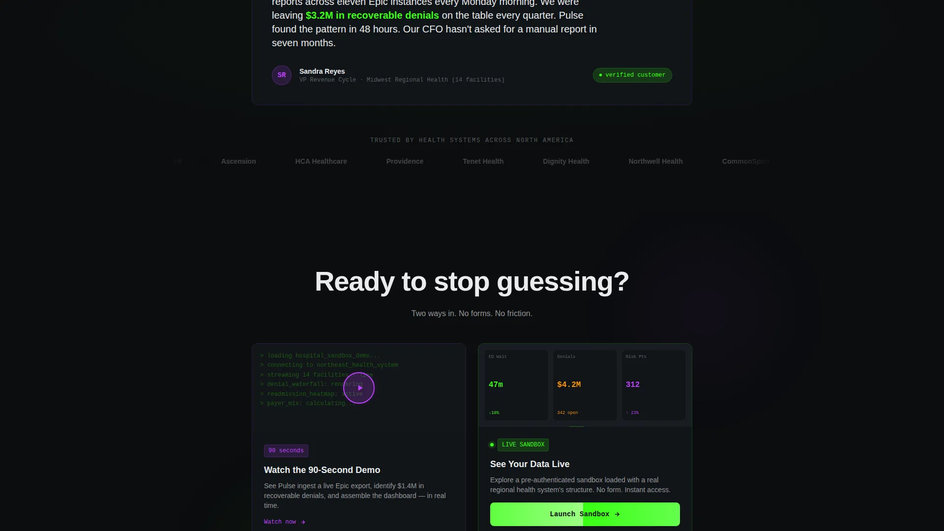 Healthcare Software & SaaS Cost Calculator Website Template