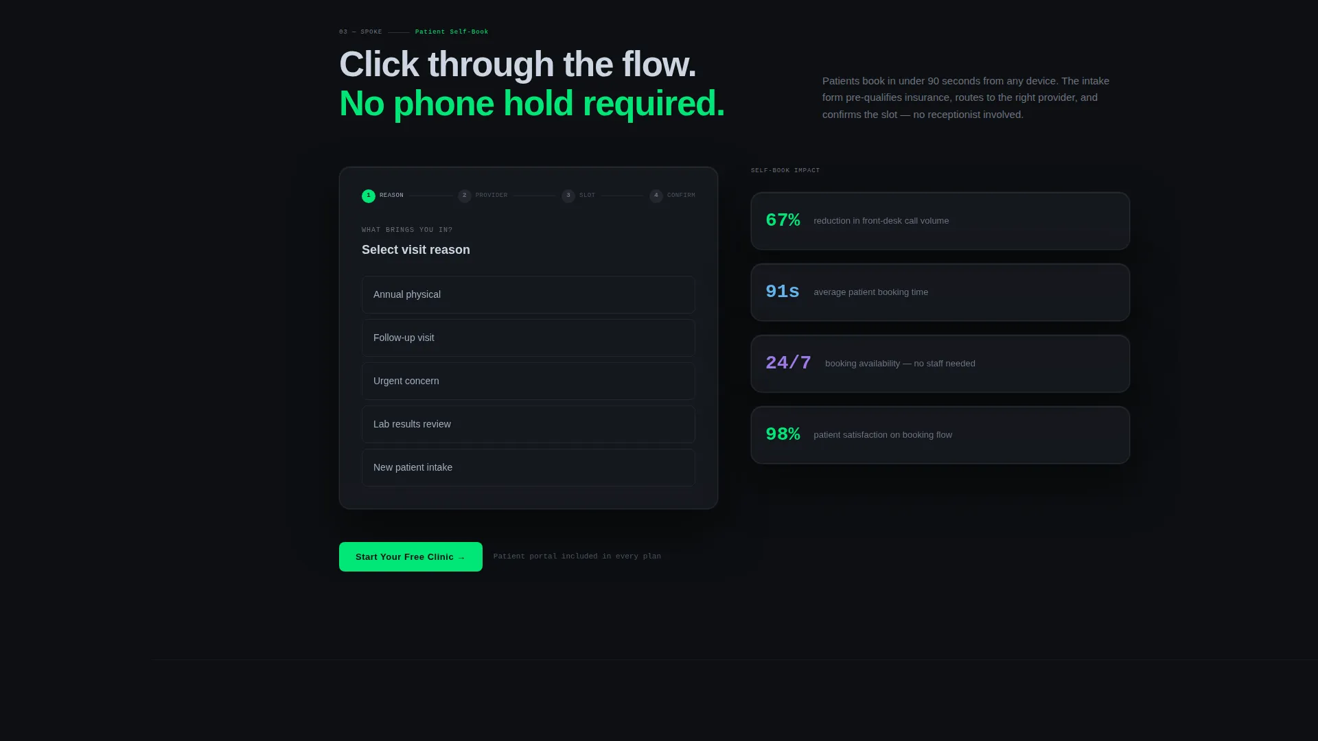 Healthcare Appointment Scheduling Landing Page Template