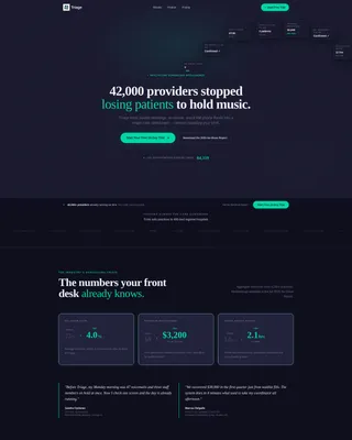 Healthcare Software & SaaS Booking Website Template