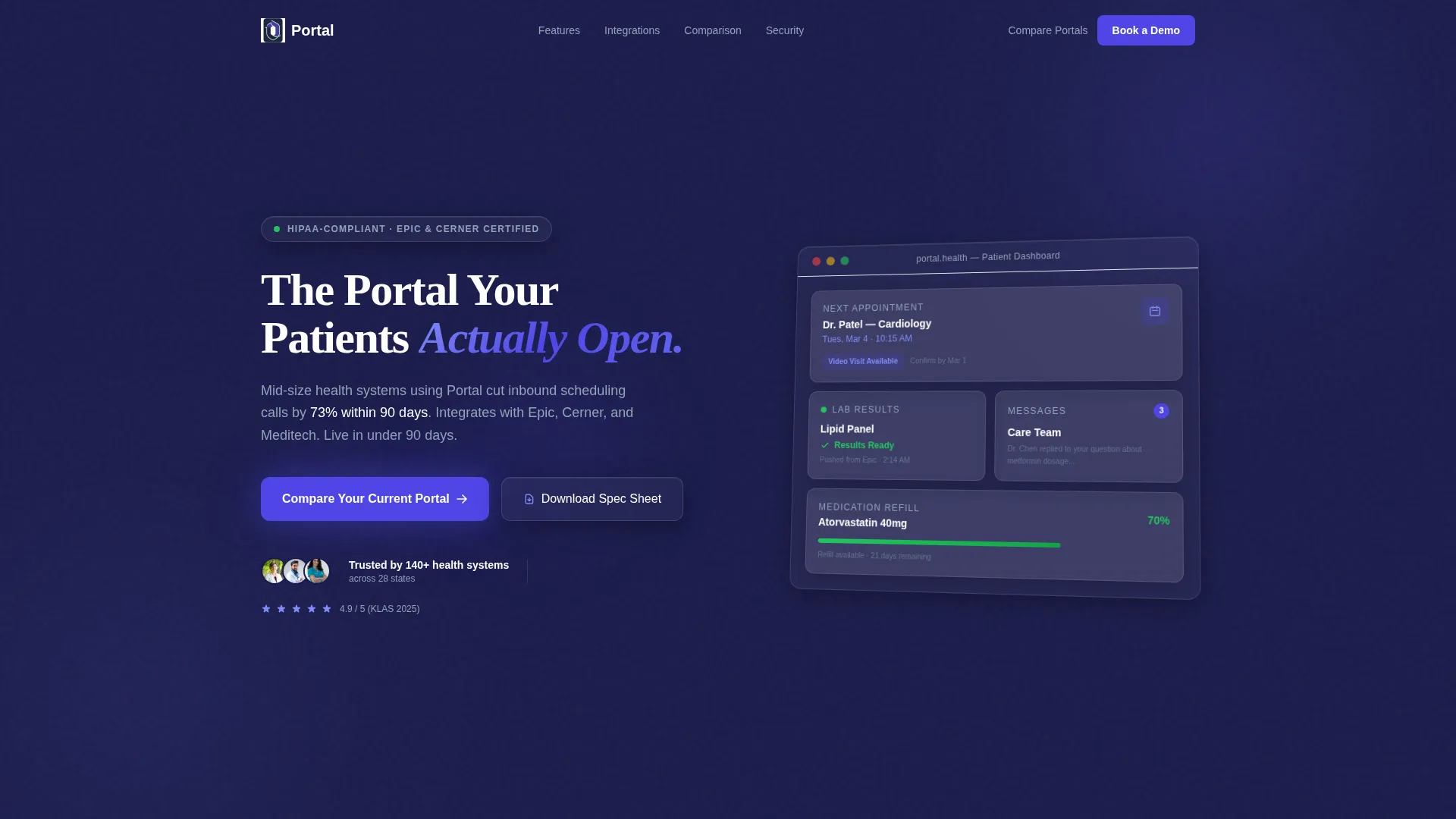 Healthcare Digital Presence Reviews Website Template
