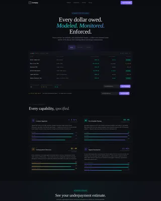 Healthcare Software Expert Cost Calculator Website Template