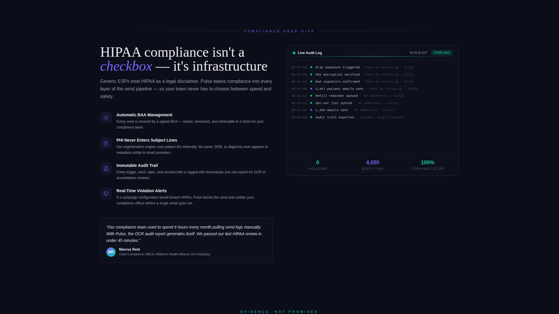 Healthcare Software Privacy Policy Website Template