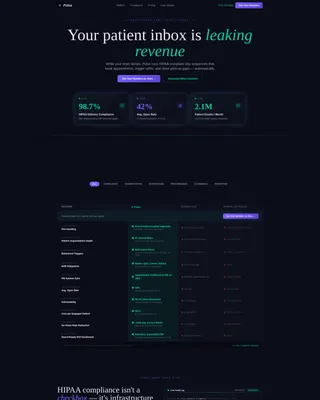 Healthcare Software Privacy Policy Website Template