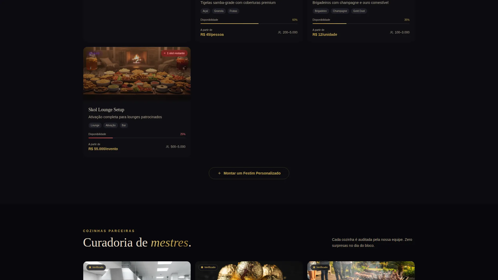 Immersive Carnival Landing Page Template