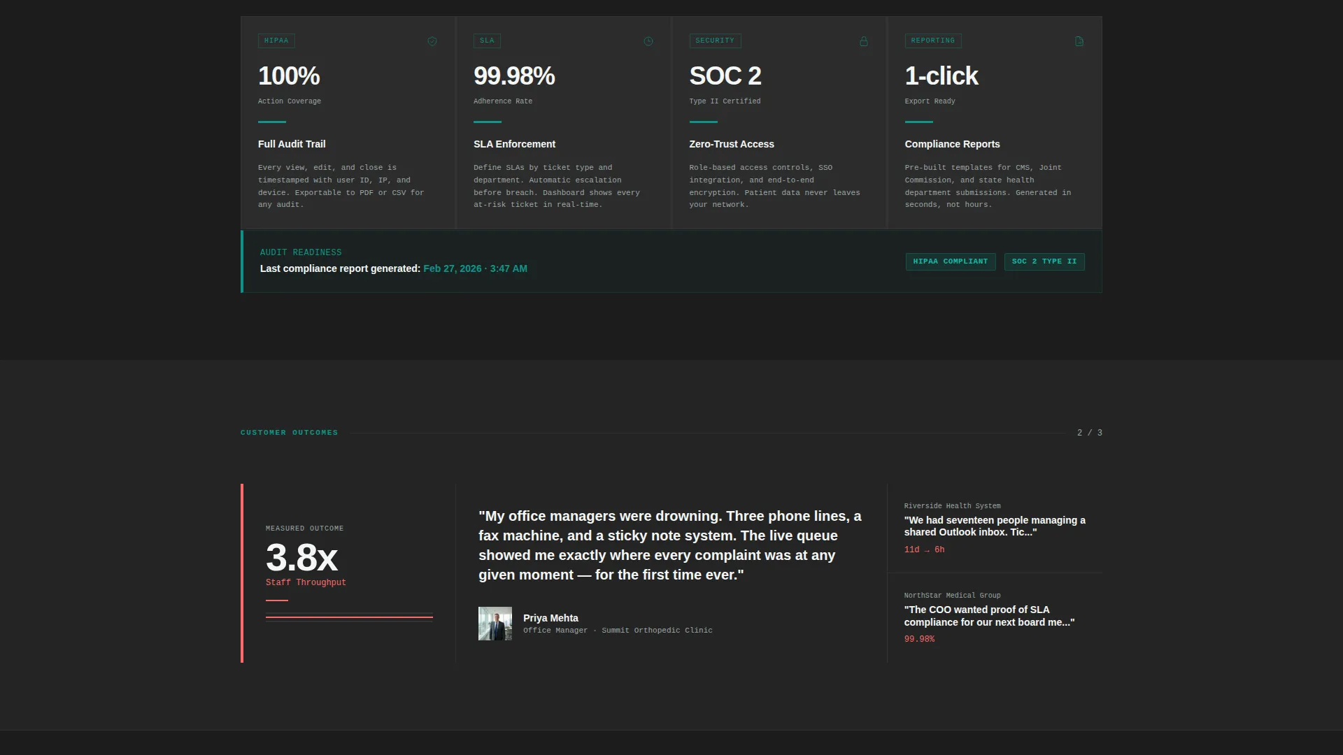 Healthcare Software Specialist Reviews Website Template