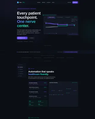 Healthcare Software & SaaS Specialist Professional Website Template